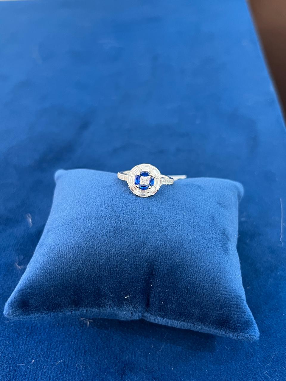 Blue stone ring blue stone ring