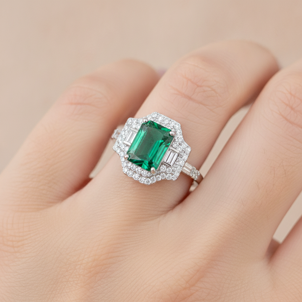 Green stone ring mixboard image (28)